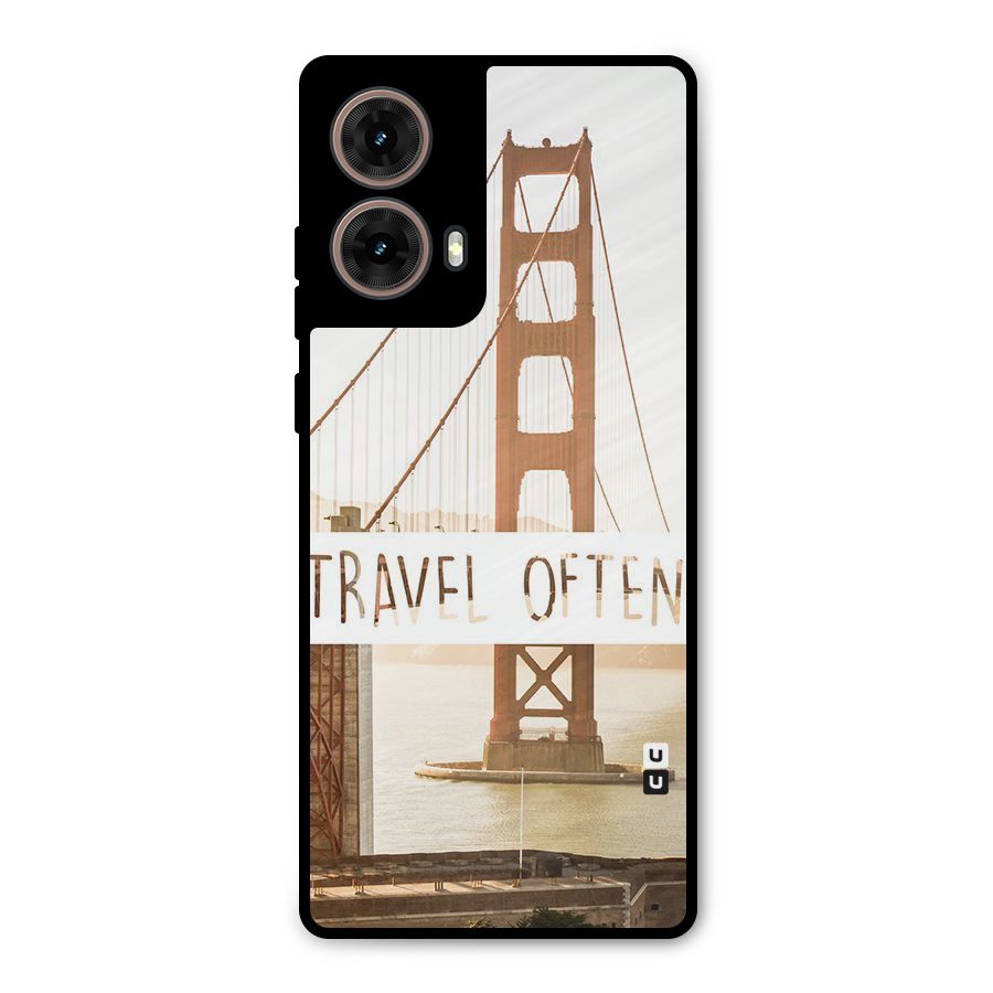 Travel Often Metal Back Case for Moto G85