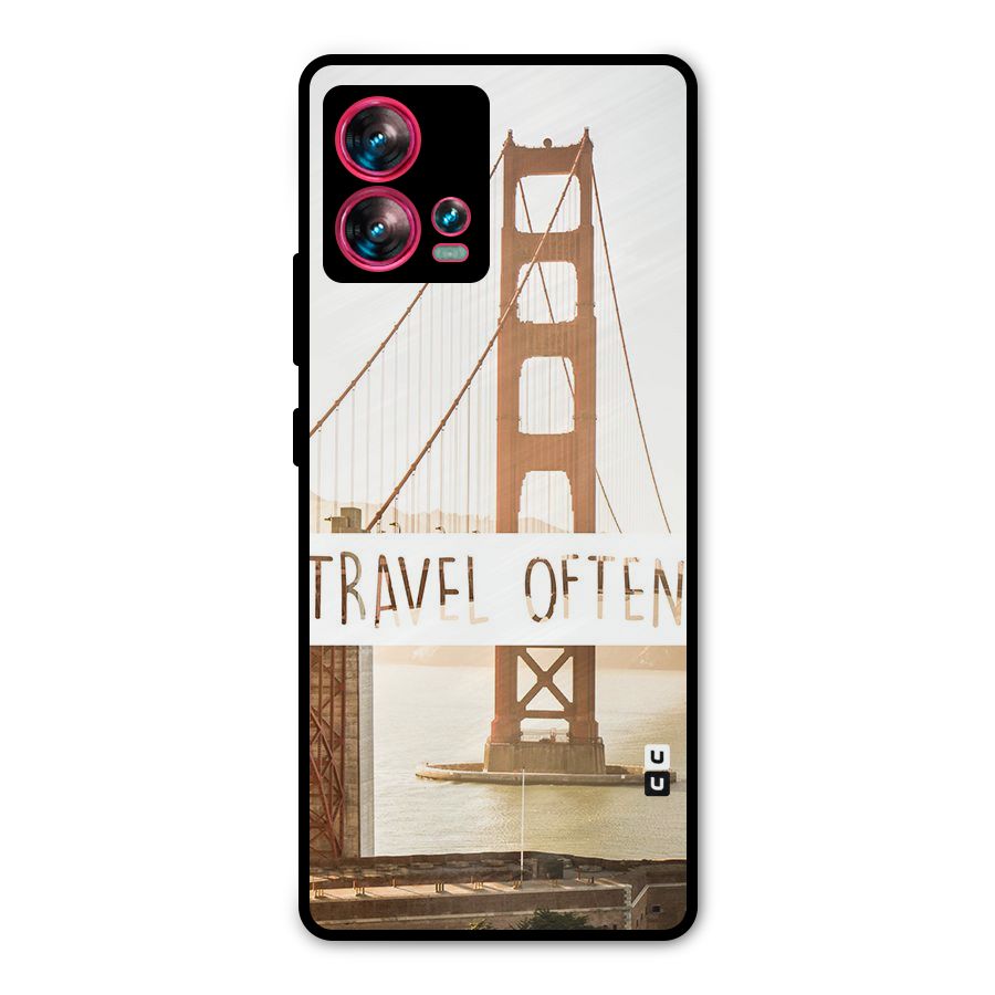 Travel Often Metal Back Case for Motorola Edge 30 Fusion