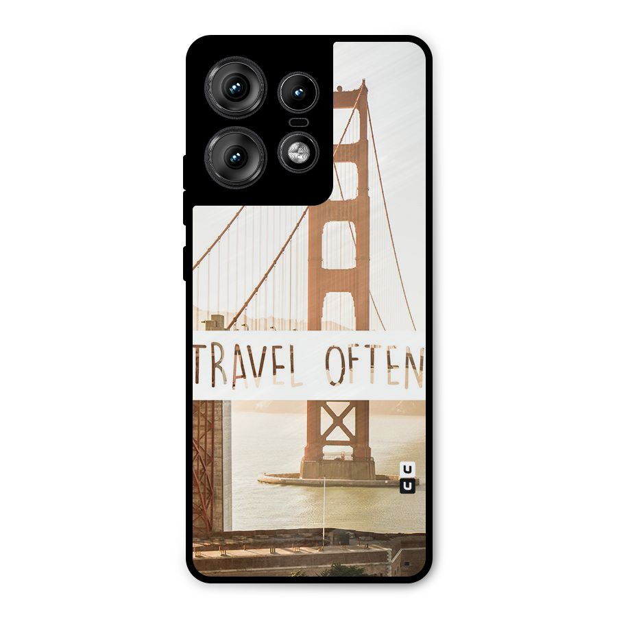 Travel Often Metal Back Case for Motorola Edge 50 Pro