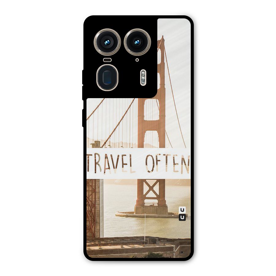 Travel Often Metal Back Case for Motorola Edge 50 Ultra