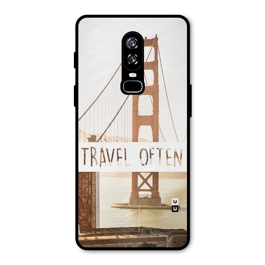 Travel Often Metal Back Case for OnePlus 6