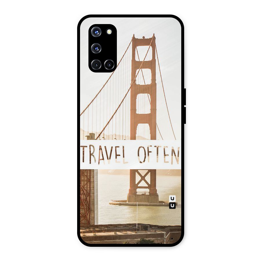 Travel Often Metal Back Case for Oppo A52