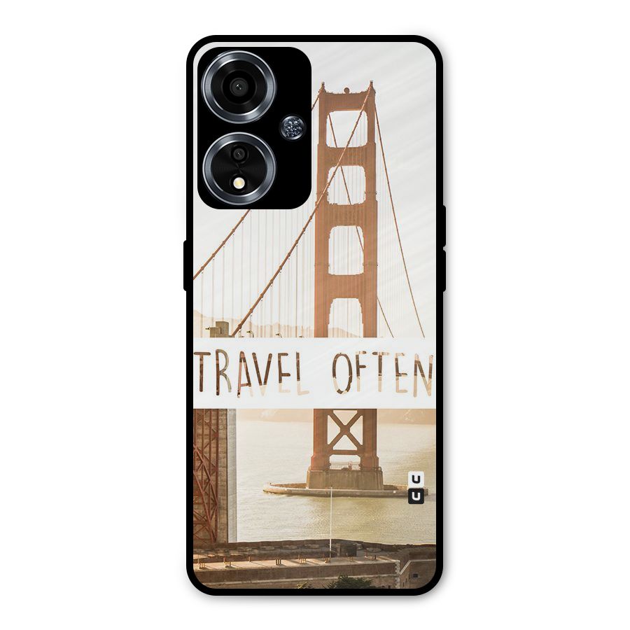 Travel Often Metal Back Case for Oppo A59