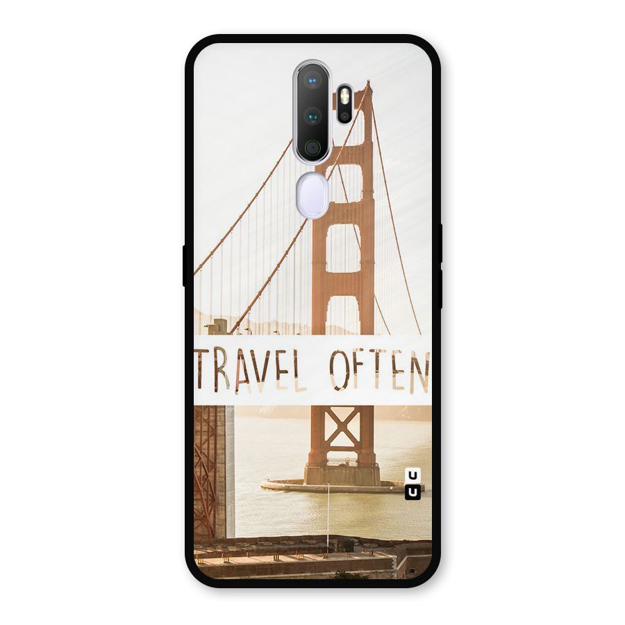 Travel Often Metal Back Case for Oppo A9 (2020)