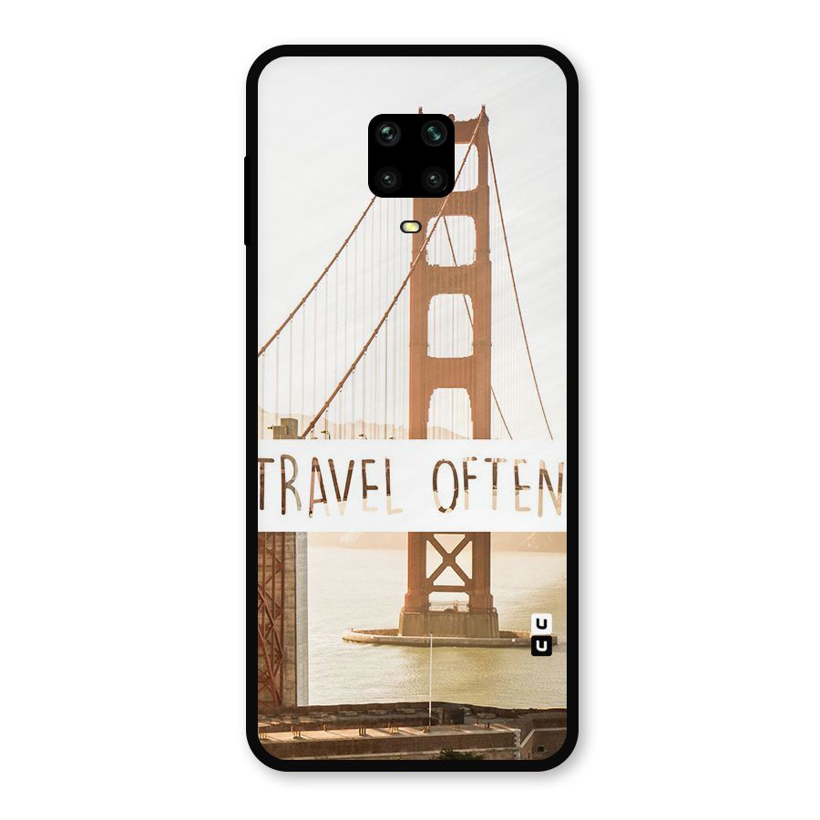 Travel Often Metal Back Case for Poco M2 Pro