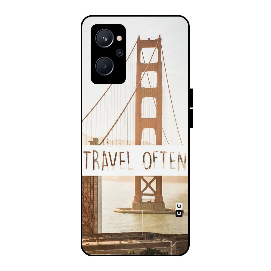 Travel Often Metal Back Case for Realme 9i 5G