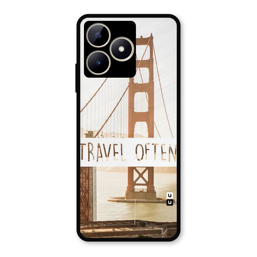 Travel Often Metal Back Case for Realme C53