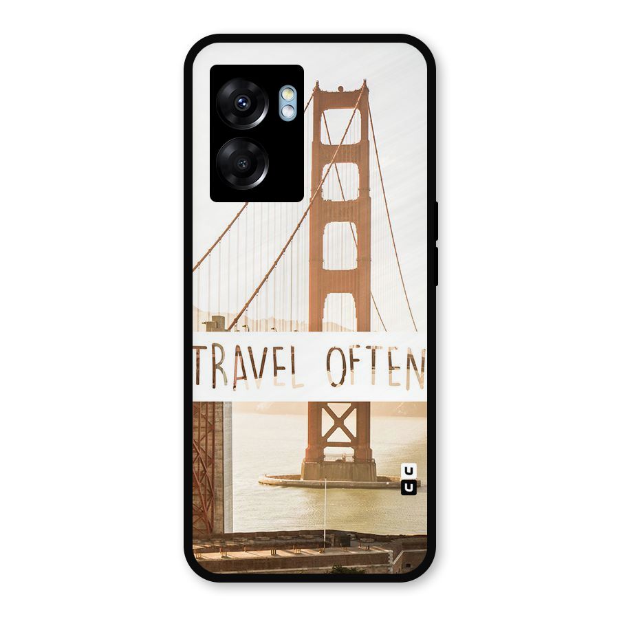 Travel Often Metal Back Case for Realme Narzo 50 5G