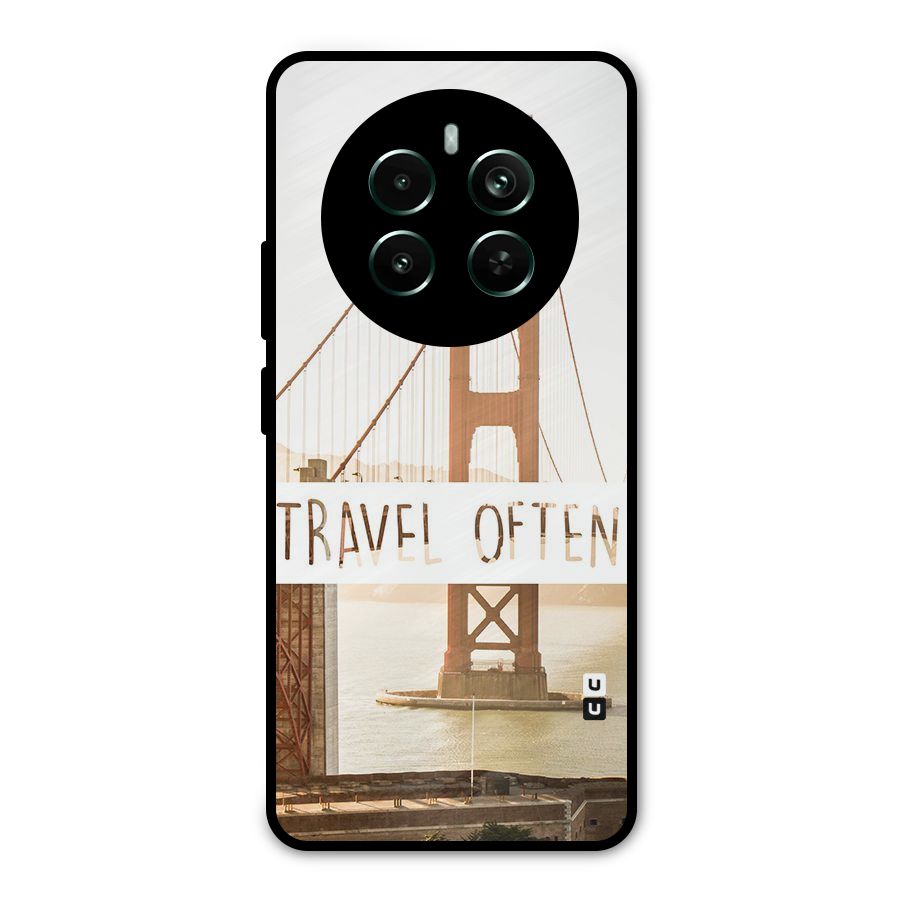Travel Often Metal Back Case for Realme Narzo 70 Pro