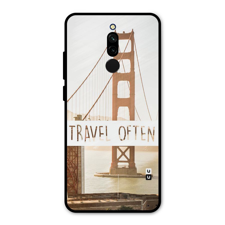 Travel Often Metal Back Case for Redmi 8