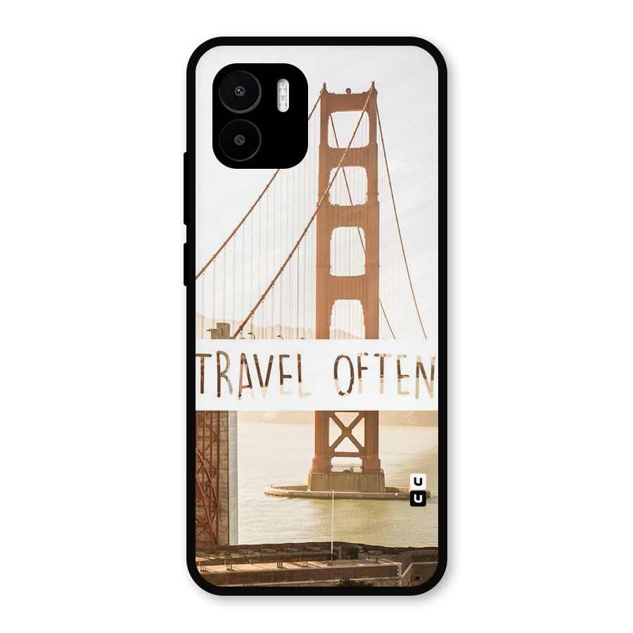 Travel Often Metal Back Case for Redmi A2