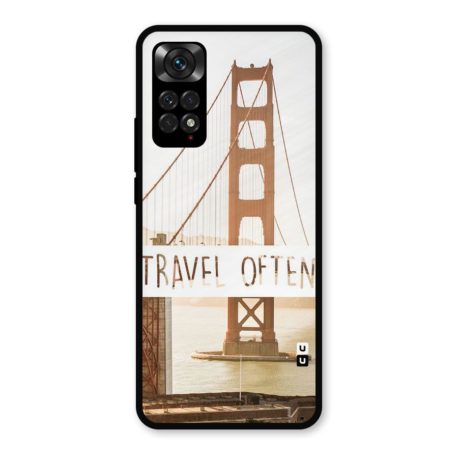 Travel Often Metal Back Case for Redmi Note 11s