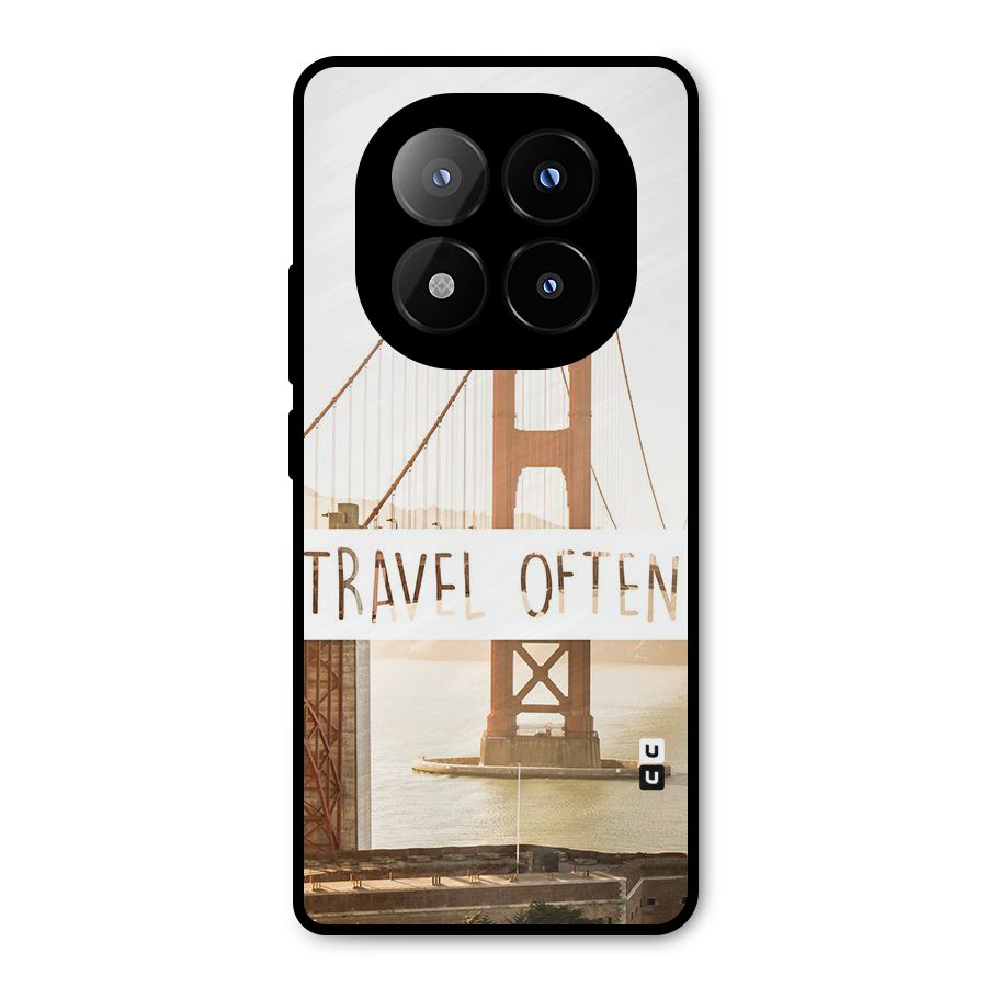 Travel Often Metal Back Case for Redmi Note 14 Pro Plus 5G