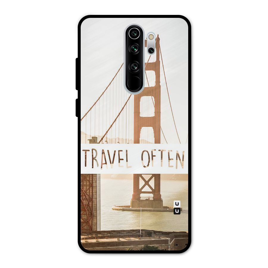 Travel Often Metal Back Case for Redmi Note 8 Pro
