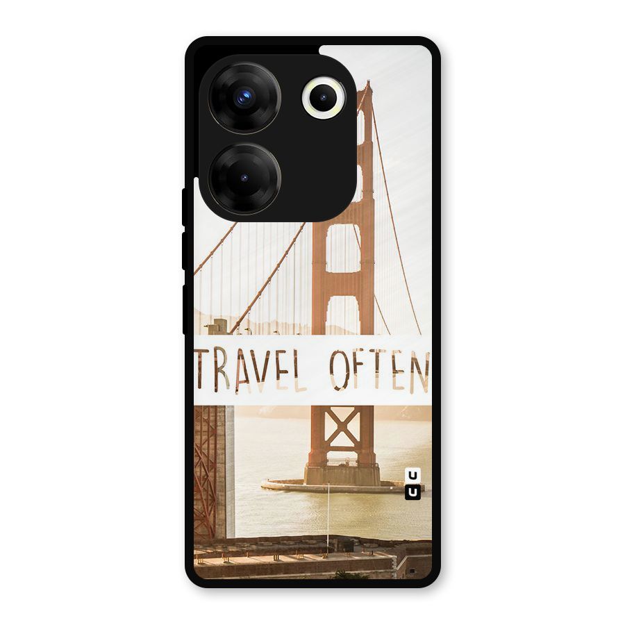Travel Often Metal Back Case for Tecno Camon 20