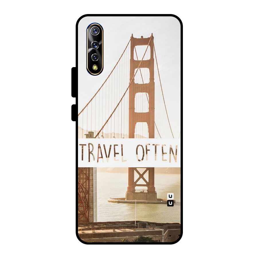 Travel Often Metal Back Case for Vivo S1