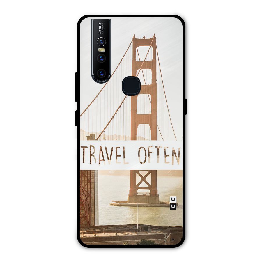 Travel Often Metal Back Case for Vivo V15