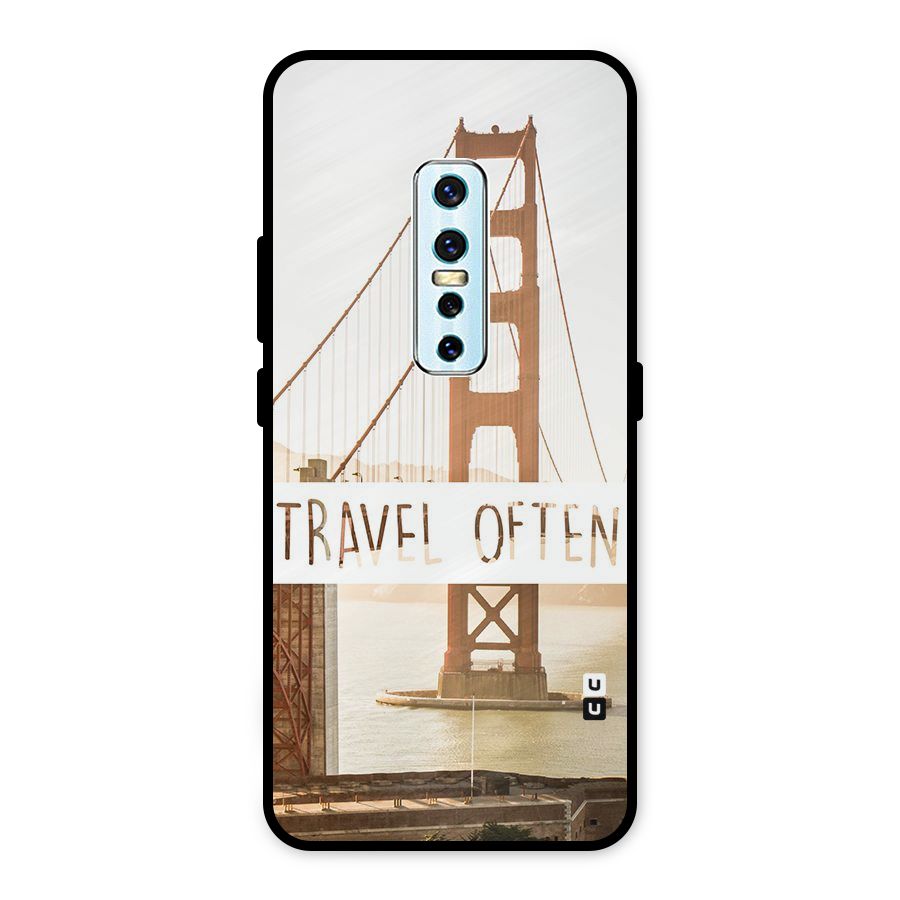 Travel Often Metal Back Case for Vivo V17 Pro