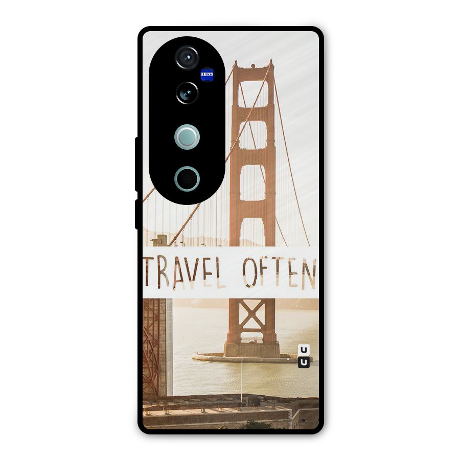 Travel Often Metal Back Case for Vivo V40