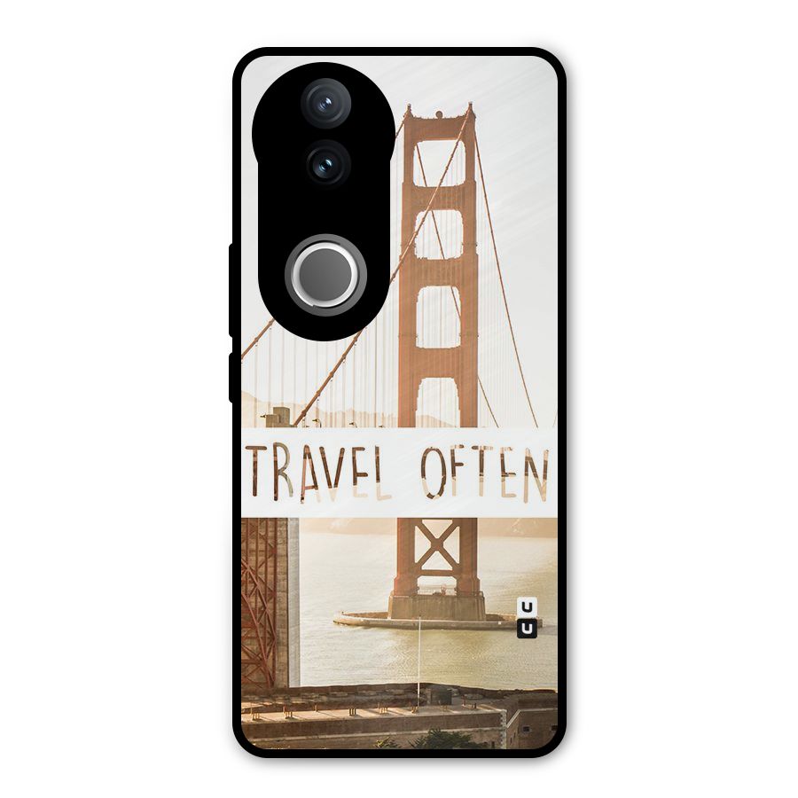 Travel Often Metal Back Case for Vivo V50e