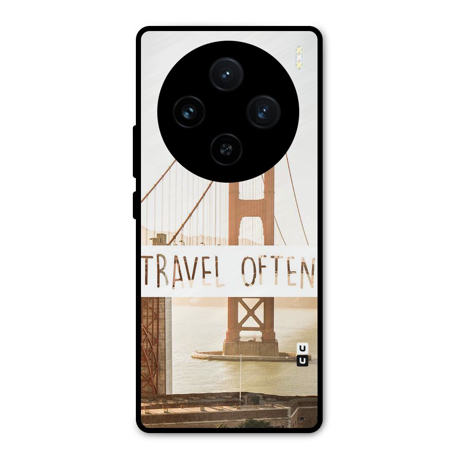 Travel Often Metal Back Case for Vivo X100