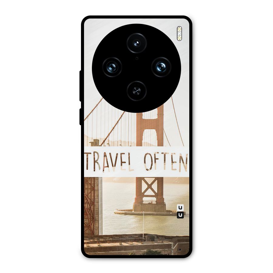 Travel Often Metal Back Case for Vivo X100 Pro