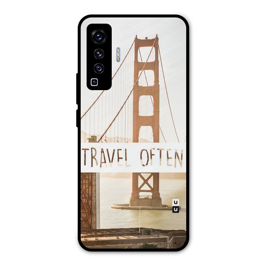 Travel Often Metal Back Case for Vivo X50