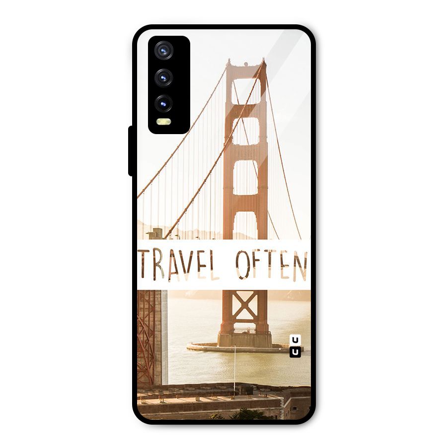 Travel Often Metal Back Case for Vivo Y20g