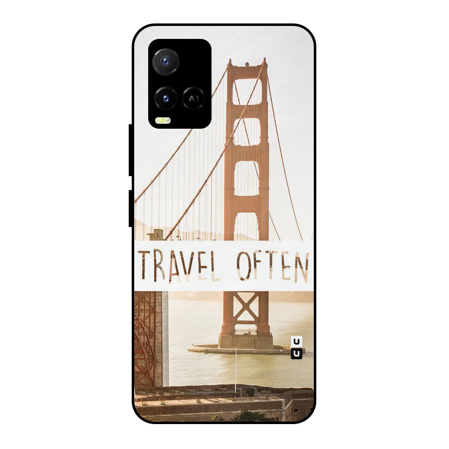 Travel Often Metal Back Case for Vivo Y21