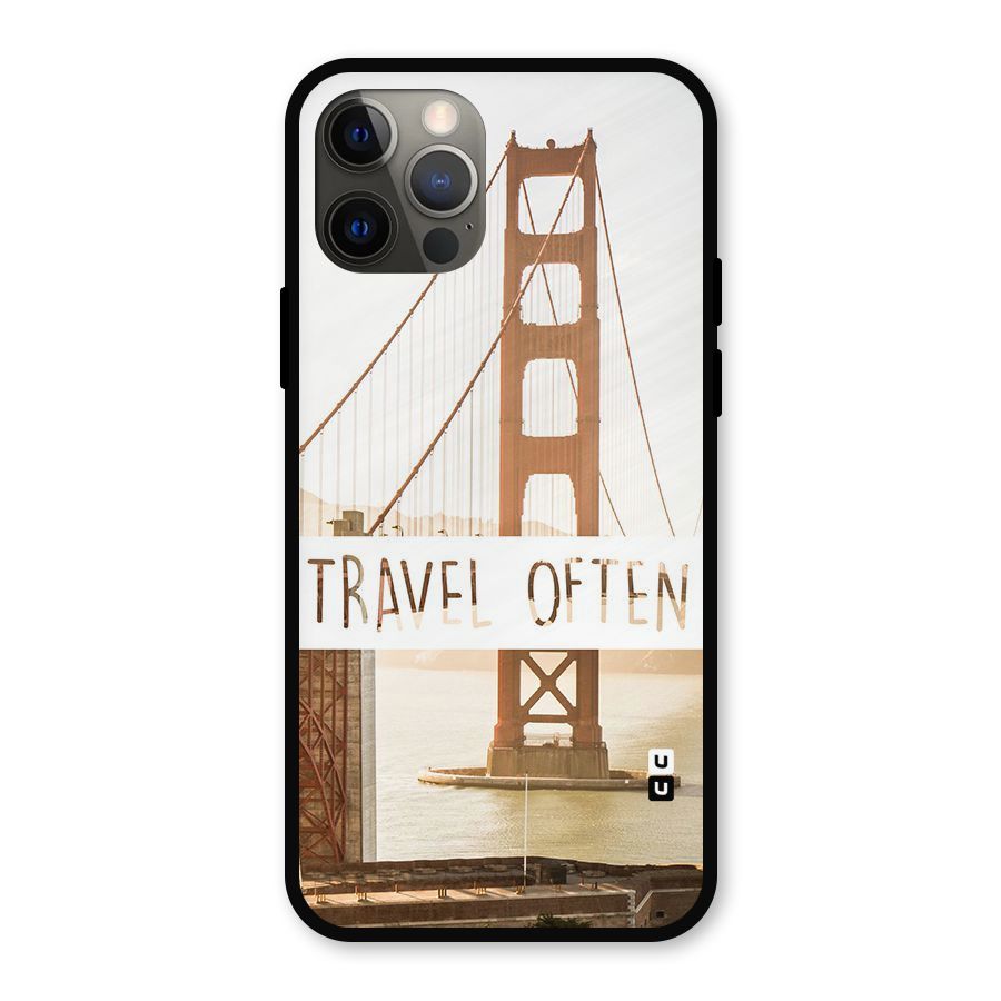 Travel Often Metal Back Case for iPhone 12 Pro
