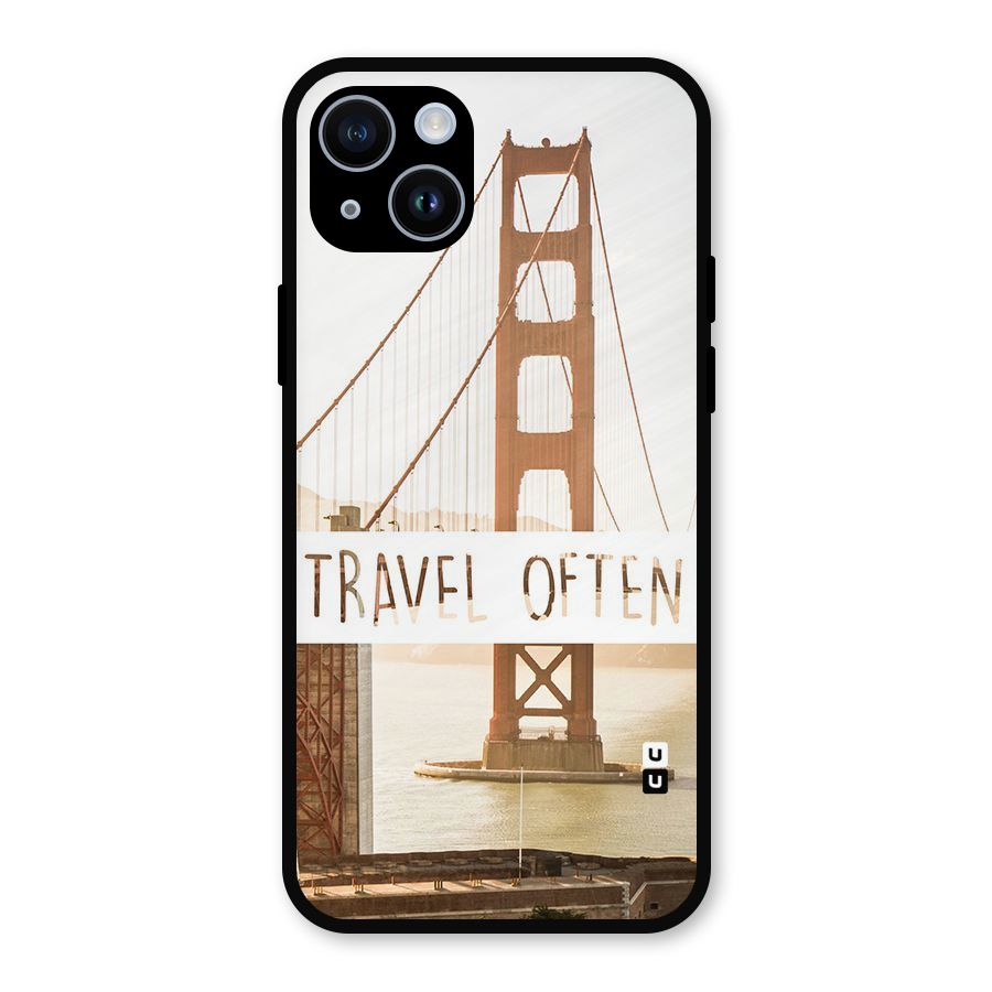 Travel Often Metal Back Case for iPhone 14