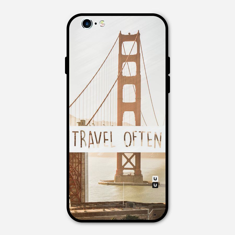 Travel Often Metal Back Case for iPhone 6 6s