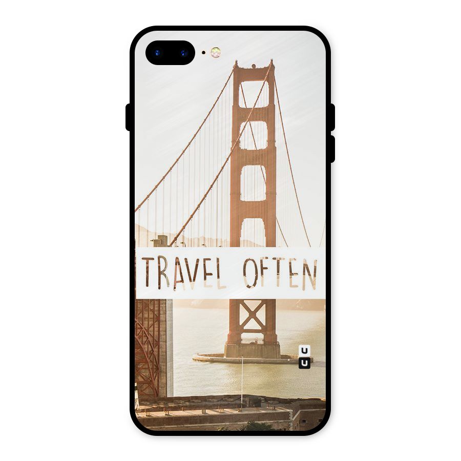 Travel Often Metal Back Case for iPhone 7 Plus