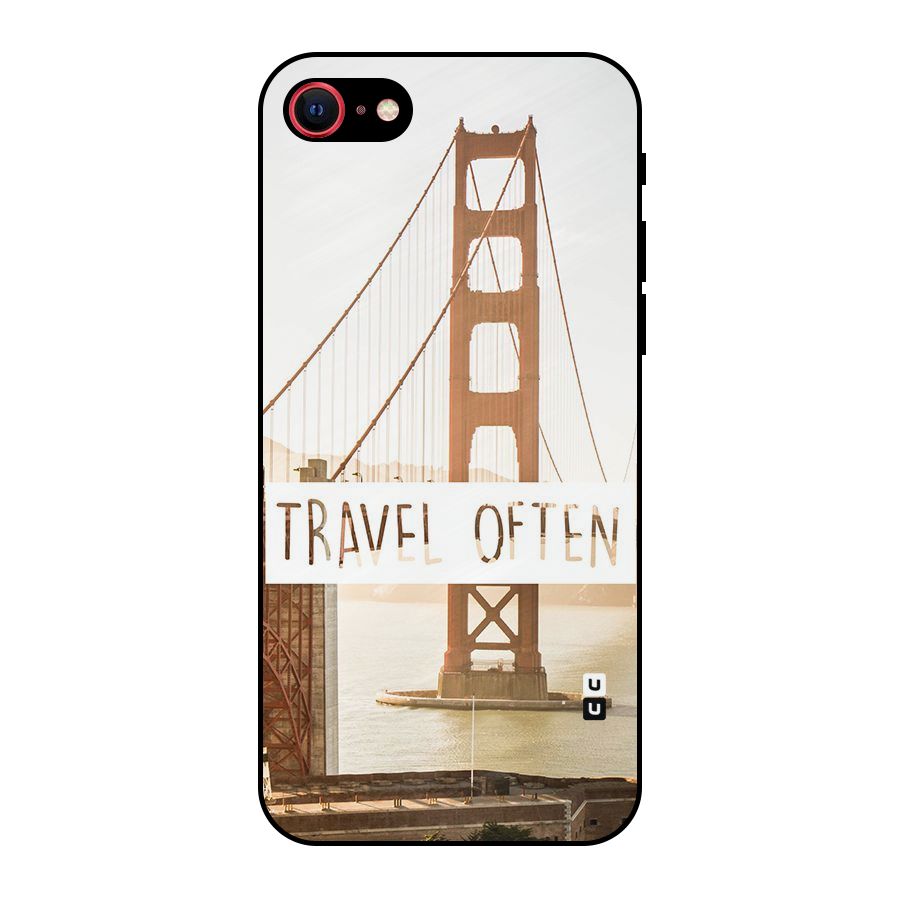 Travel Often Metal Back Case for iPhone SE 2020