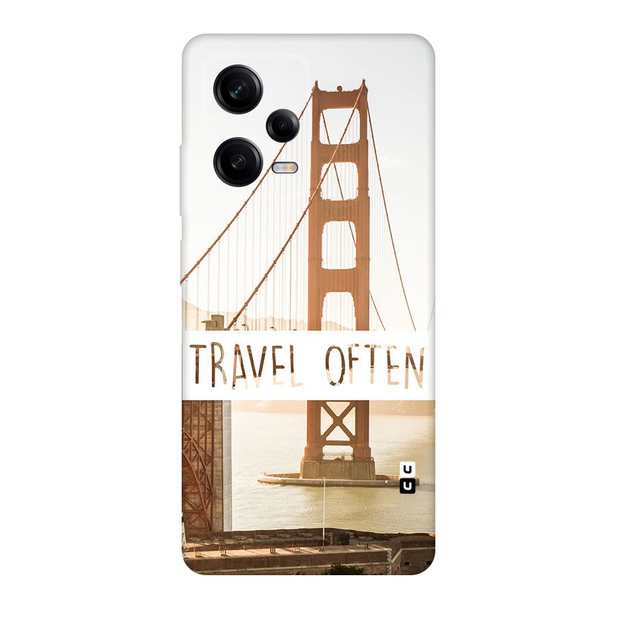 Travel Often Original Polycarbonate Back Case for Redmi Note 12 Pro