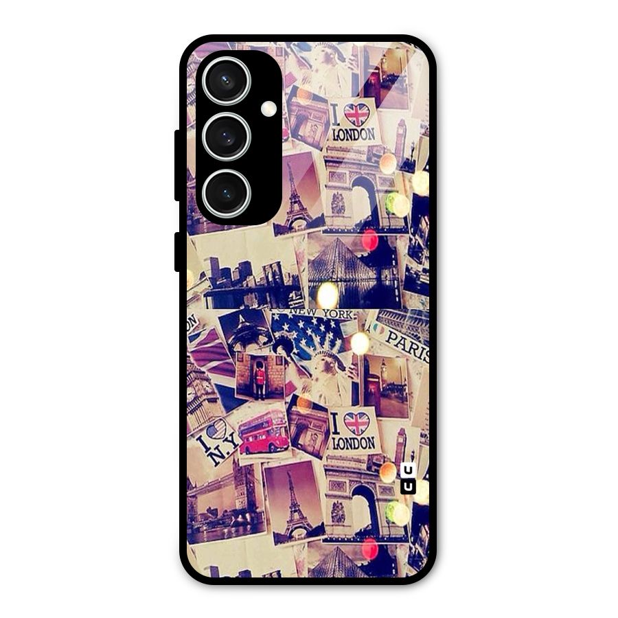 Travel Pictures Glass Back Case for Galaxy S23 FE