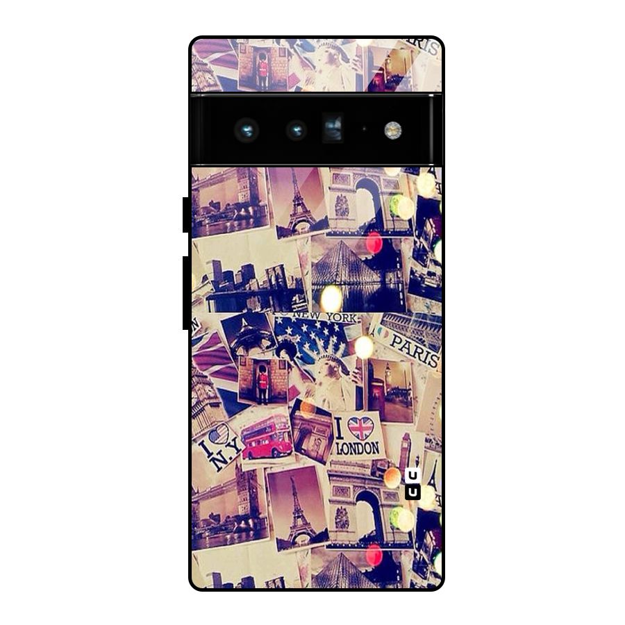 Travel Pictures Glass Back Case for Google Pixel 6 Pro
