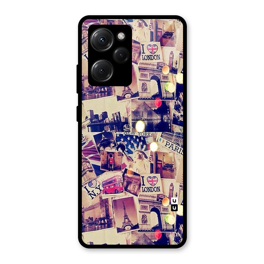 Travel Pictures Glass Back Case for Poco X5 Pro