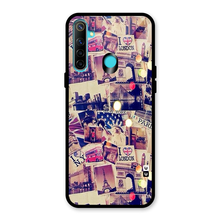 Travel Pictures Glass Back Case for Realme 5