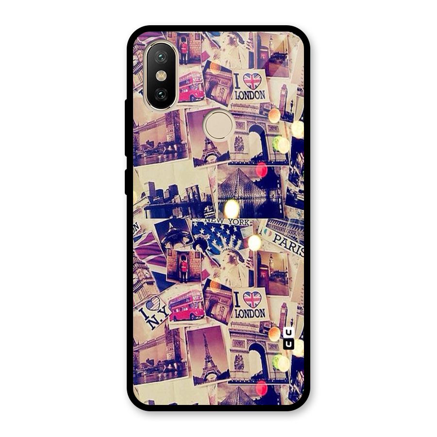 Travel Pictures Glass Back Case for Redmi A2