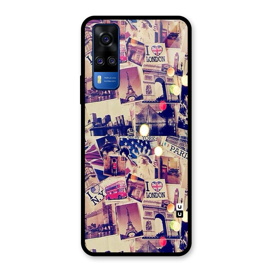 Travel Pictures Glass Back Case for Vivo Y31