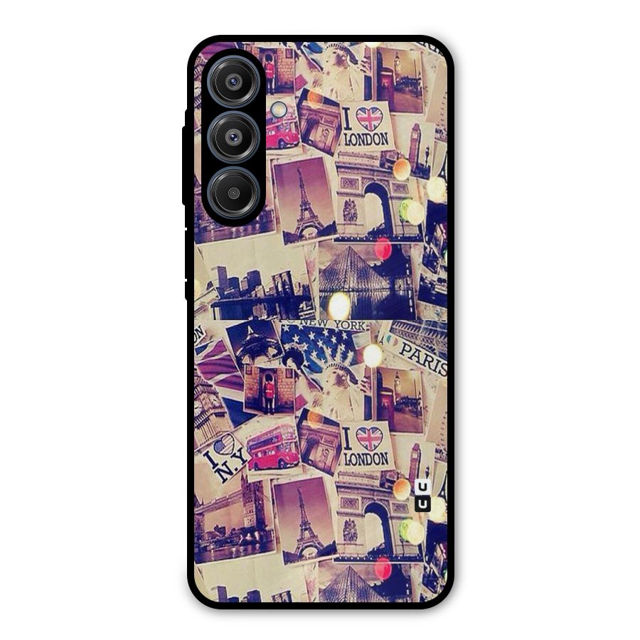 Travel Pictures Metal Back Case for Galaxy A16 5G
