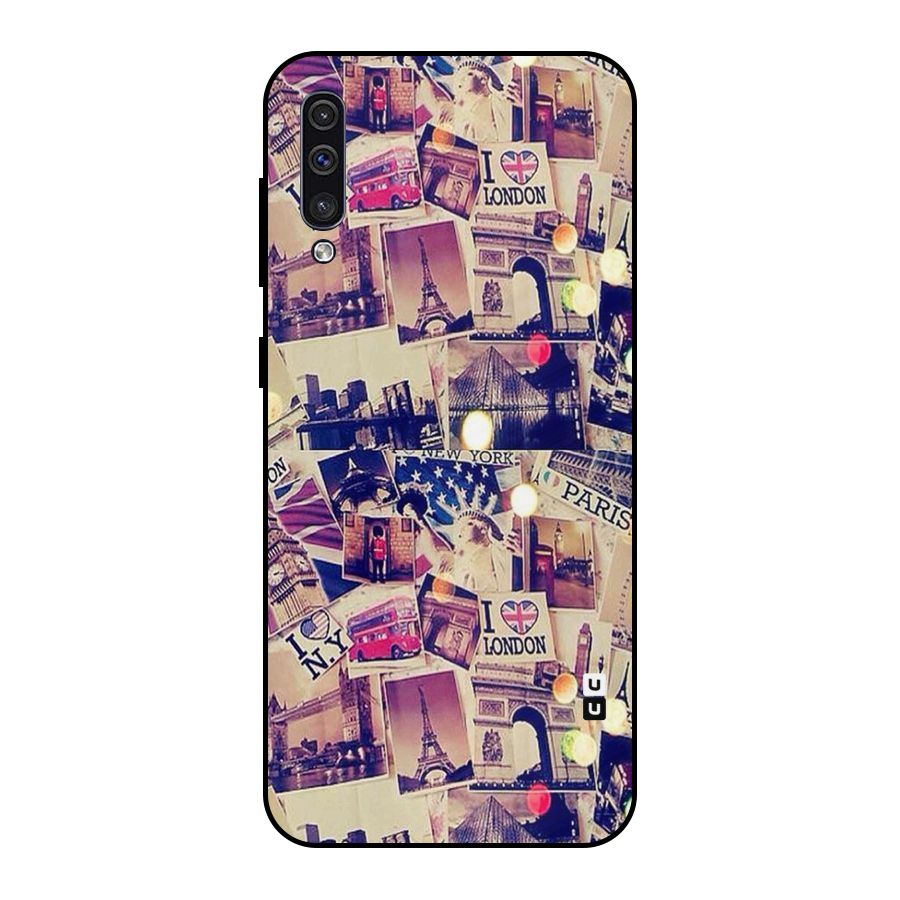 Travel Pictures Metal Back Case for Galaxy A30s