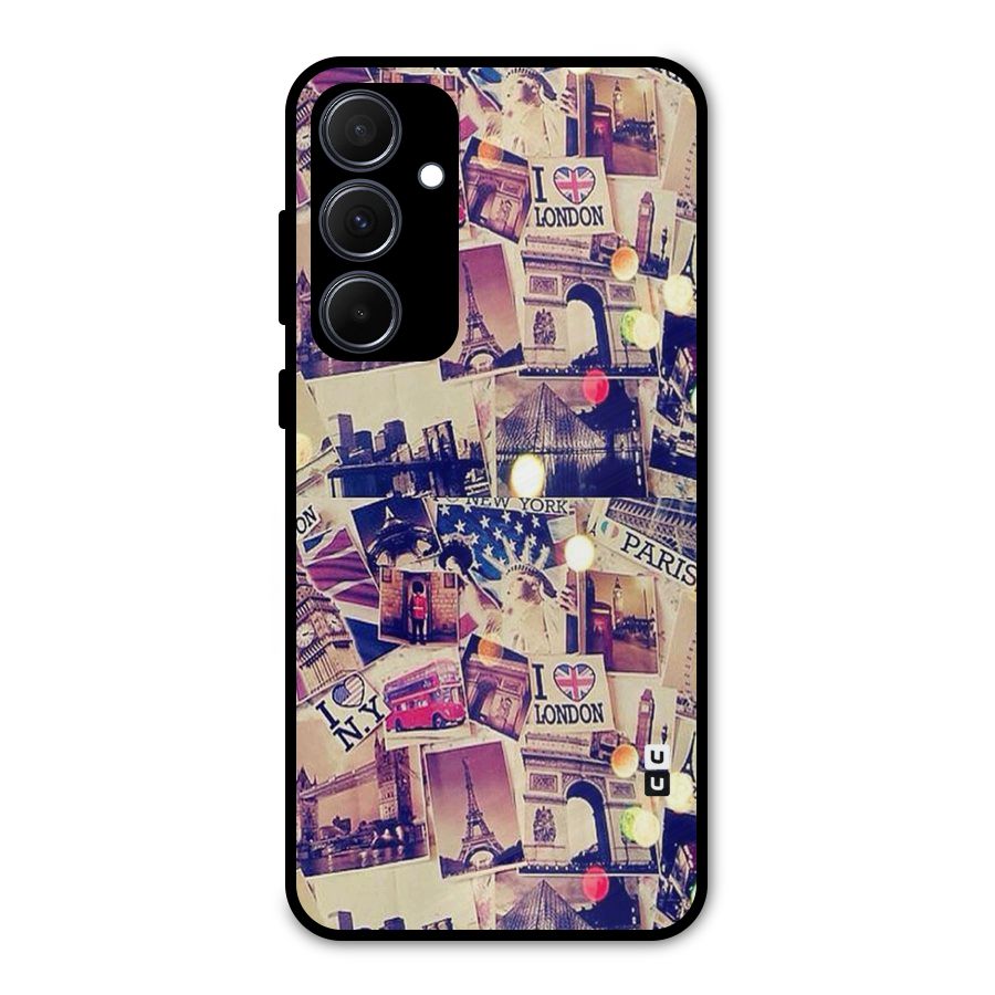 Travel Pictures Metal Back Case for Galaxy A35