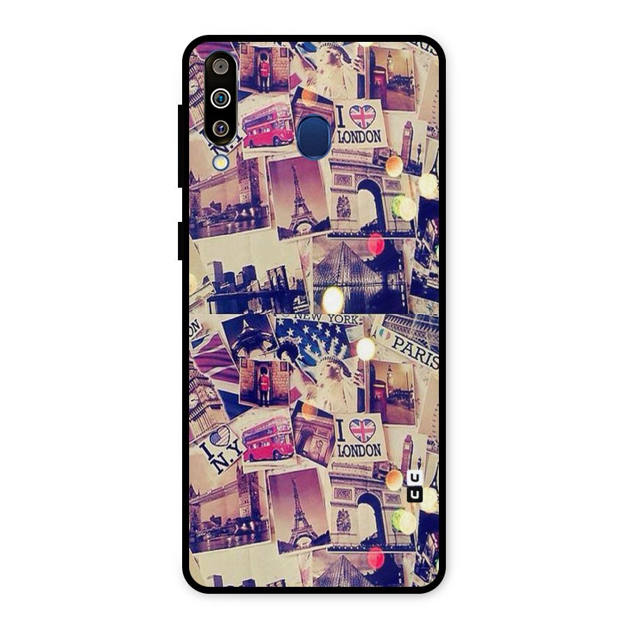 Travel Pictures Metal Back Case for Galaxy M30