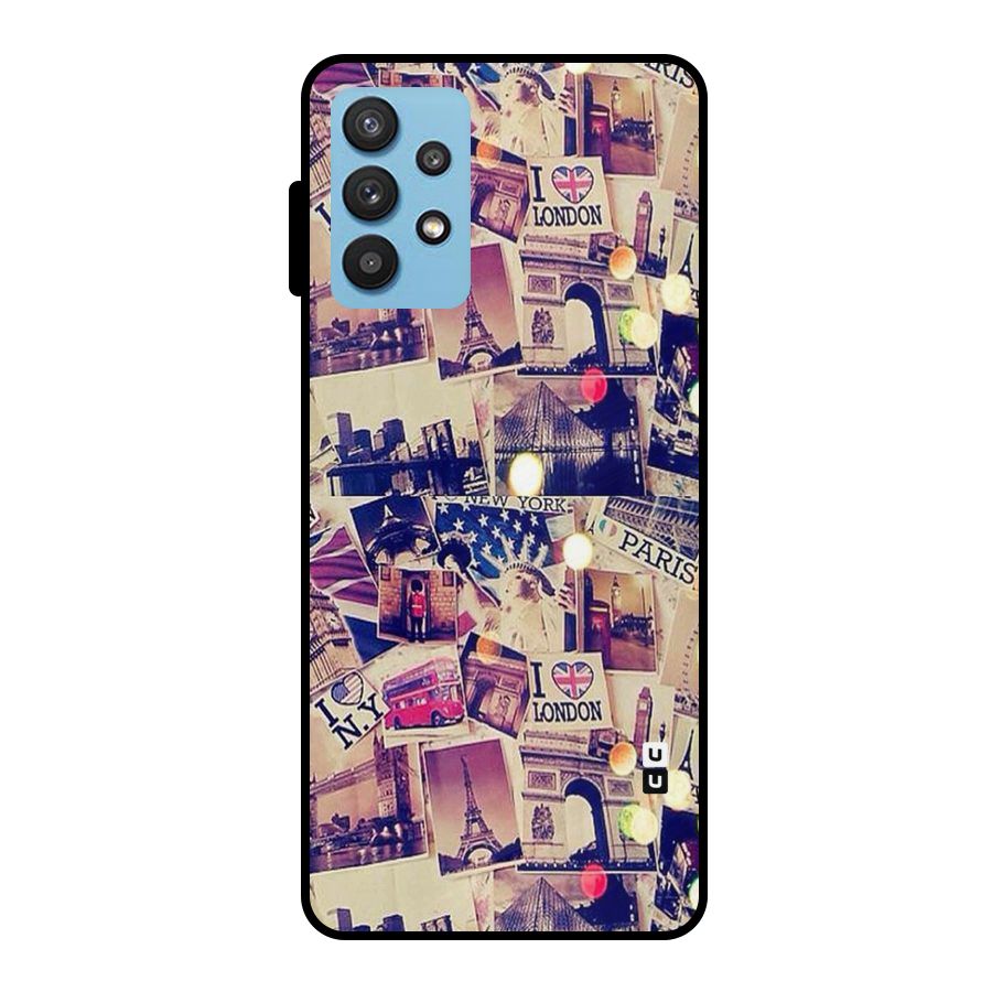 Travel Pictures Metal Back Case for Galaxy M32 5G