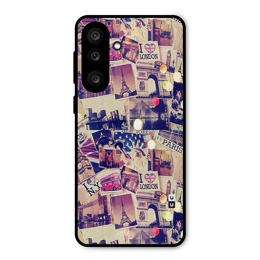 Travel Pictures Metal Back Case for Galaxy M56