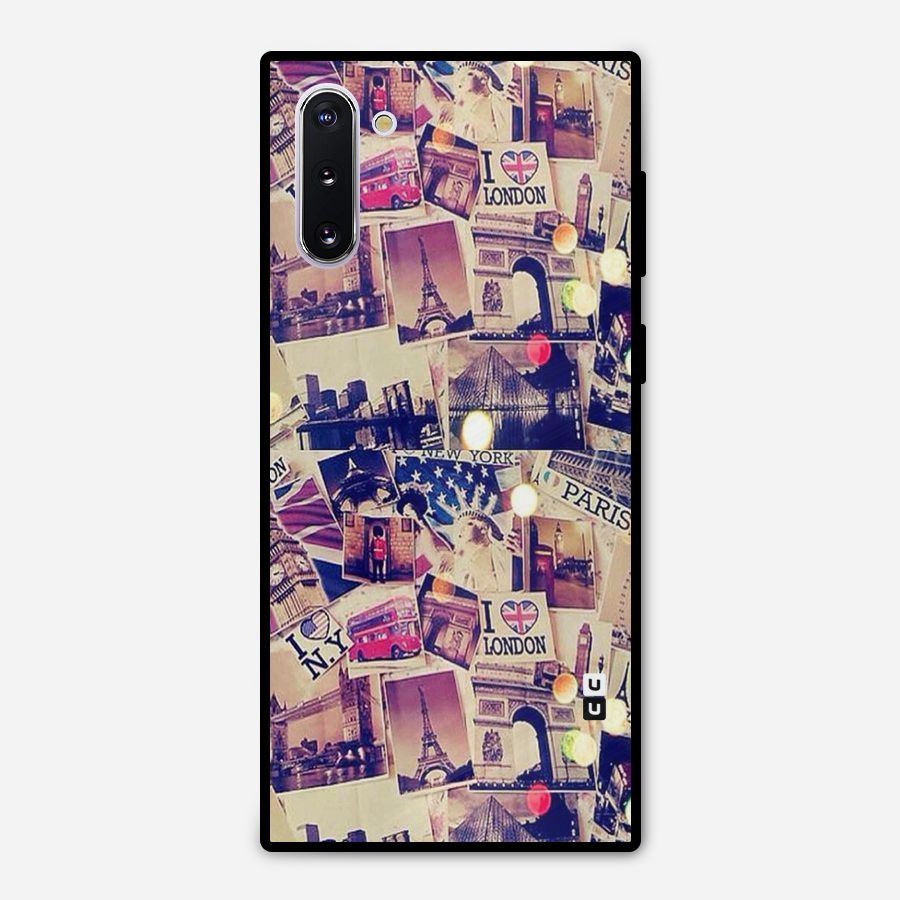 Travel Pictures Metal Back Case for Galaxy Note 10