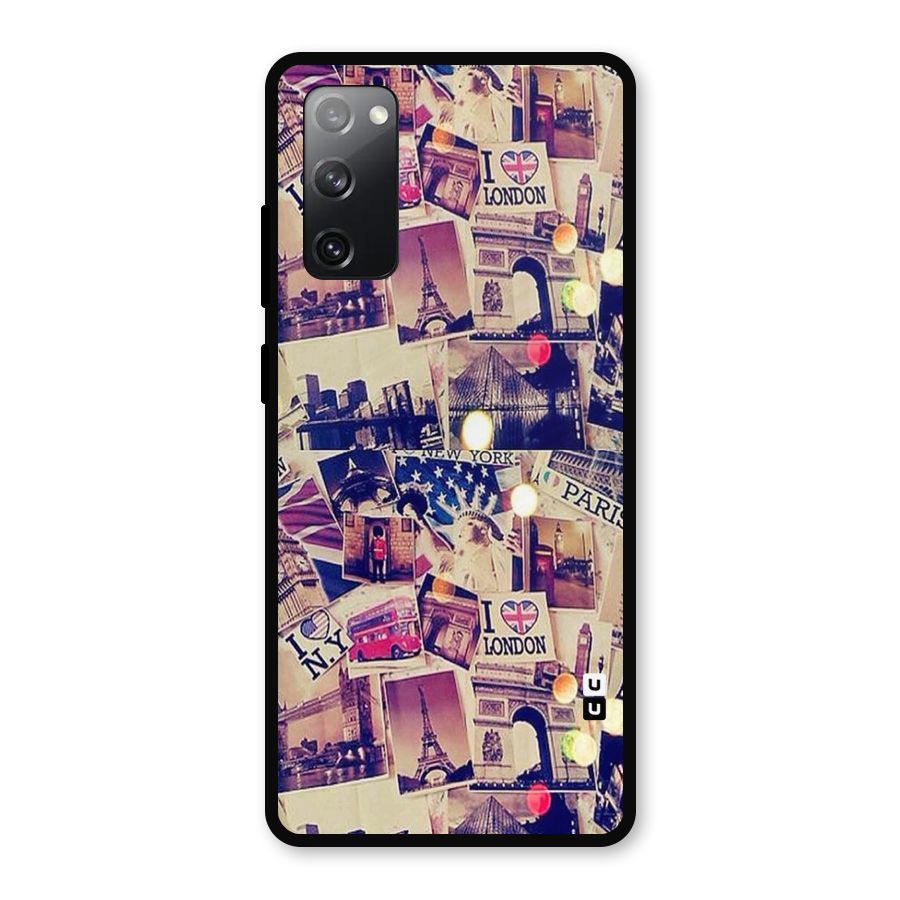Travel Pictures Metal Back Case for Galaxy S20 FE 5G