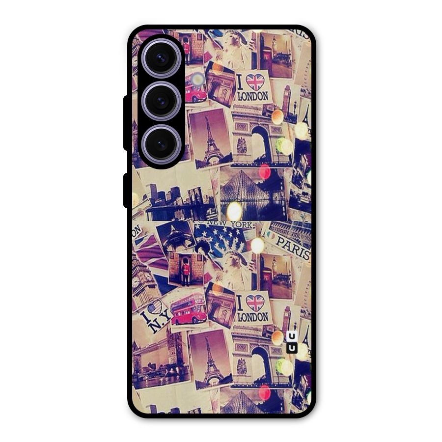 Travel Pictures Metal Back Case for Galaxy S24